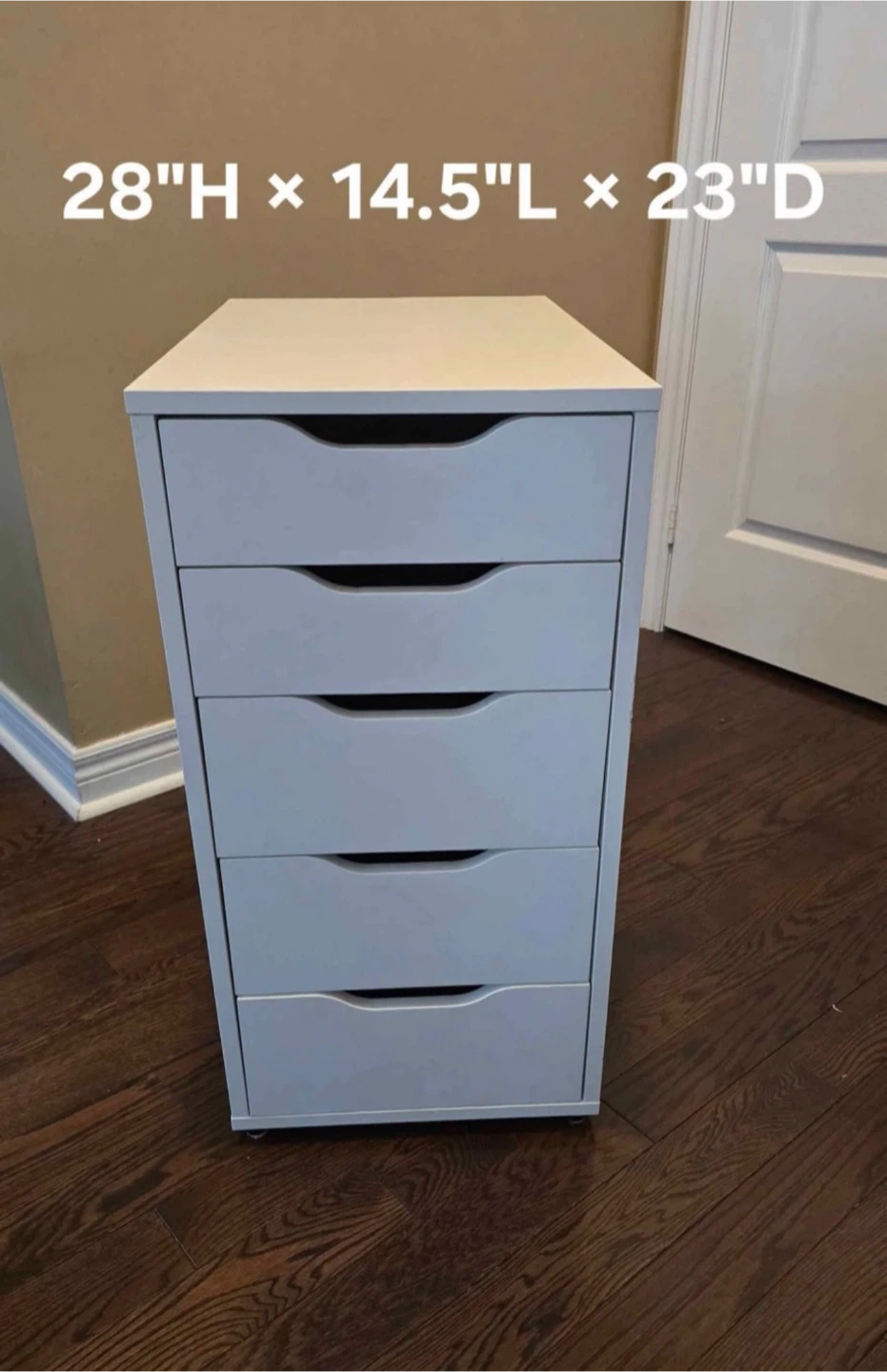 Ikea 5 drawer White Storage Unit - photo 4