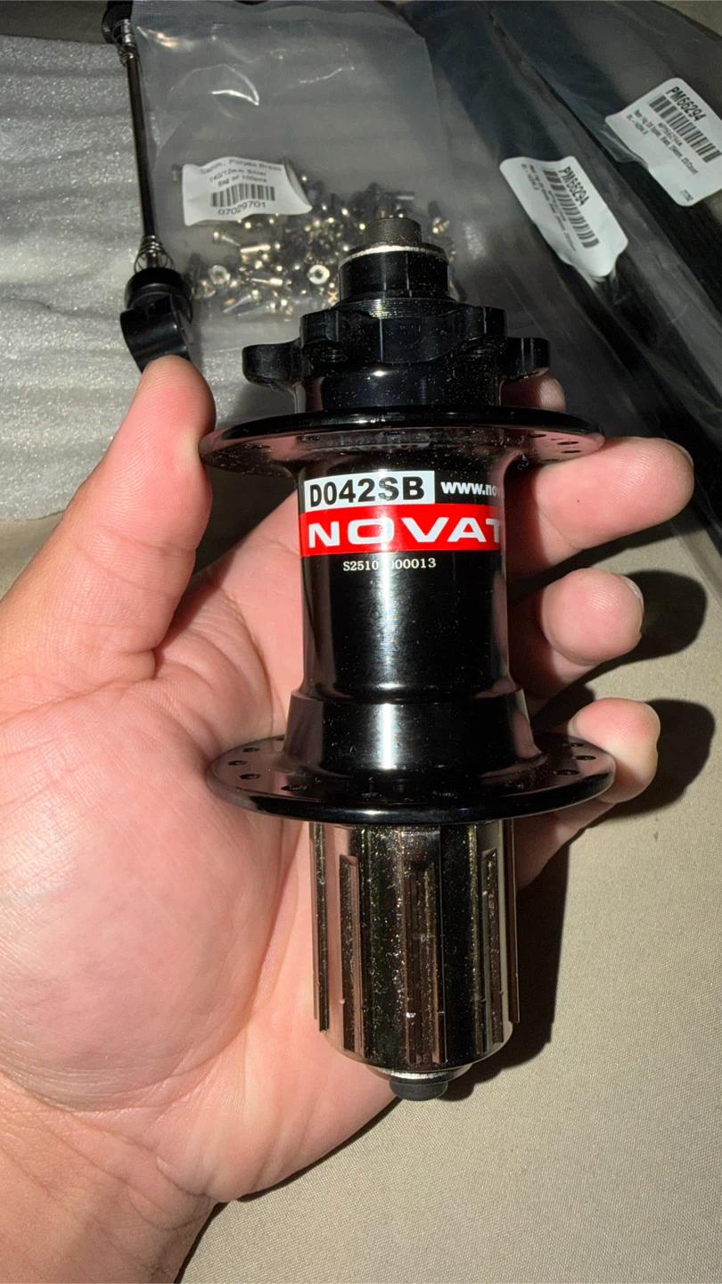 Novatec D042SB Hub with Sapim Spokes