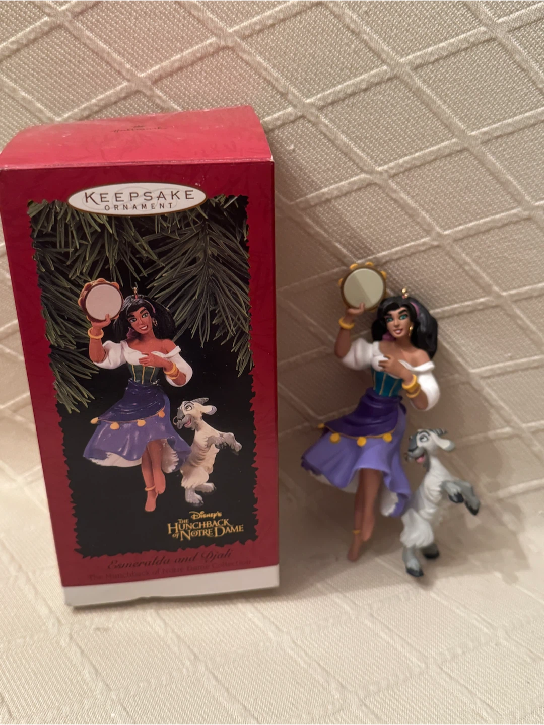 Hallmark Keepsake Esmeralda and Djali Ornament