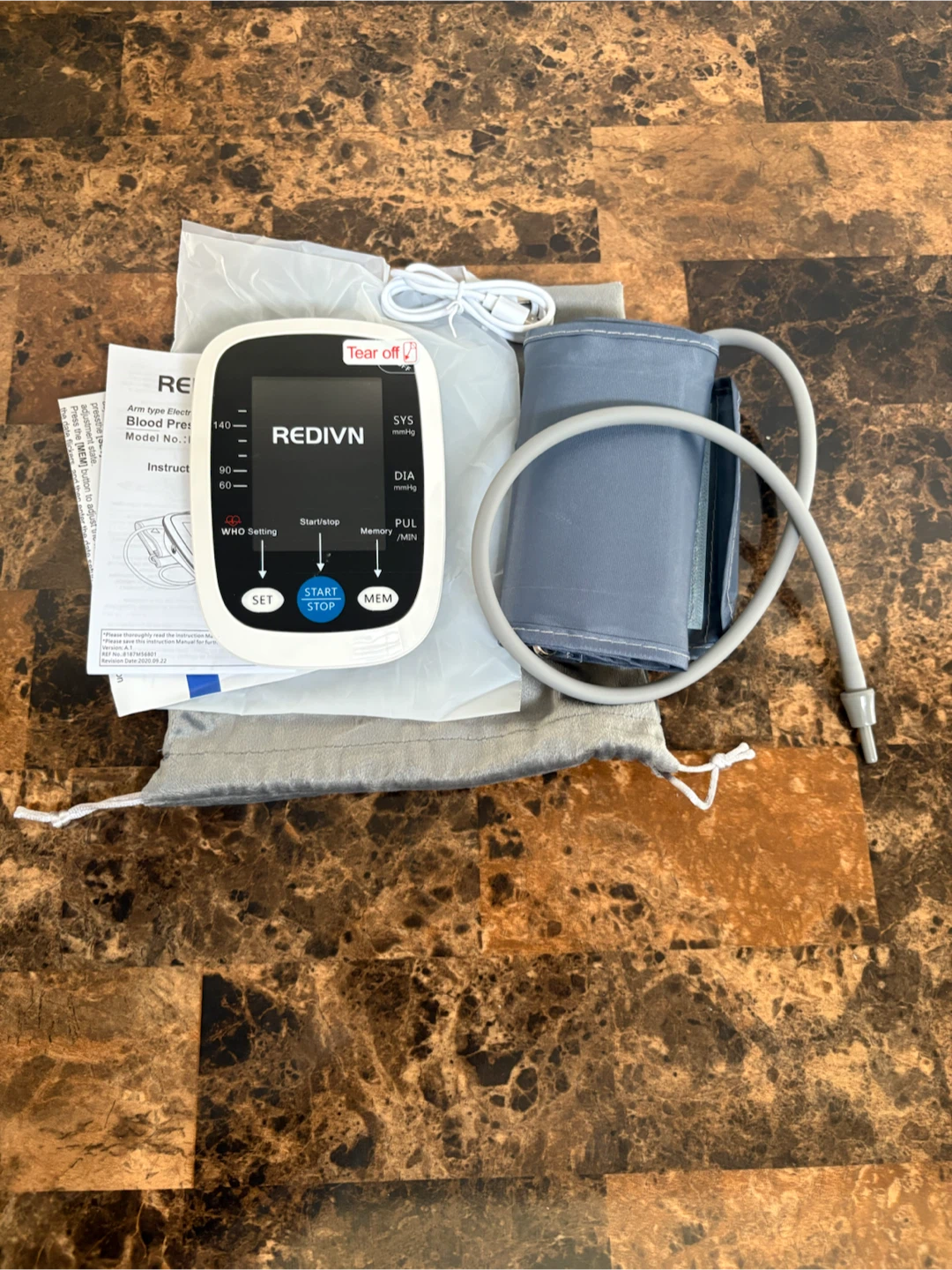 REDIVN Arm Type Electronic Blood Pressure Monitor - photo 3