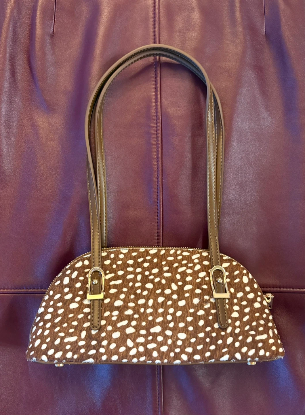 BAG OF THE SEASON! New Bambi calf fur handbag Madison West RZ