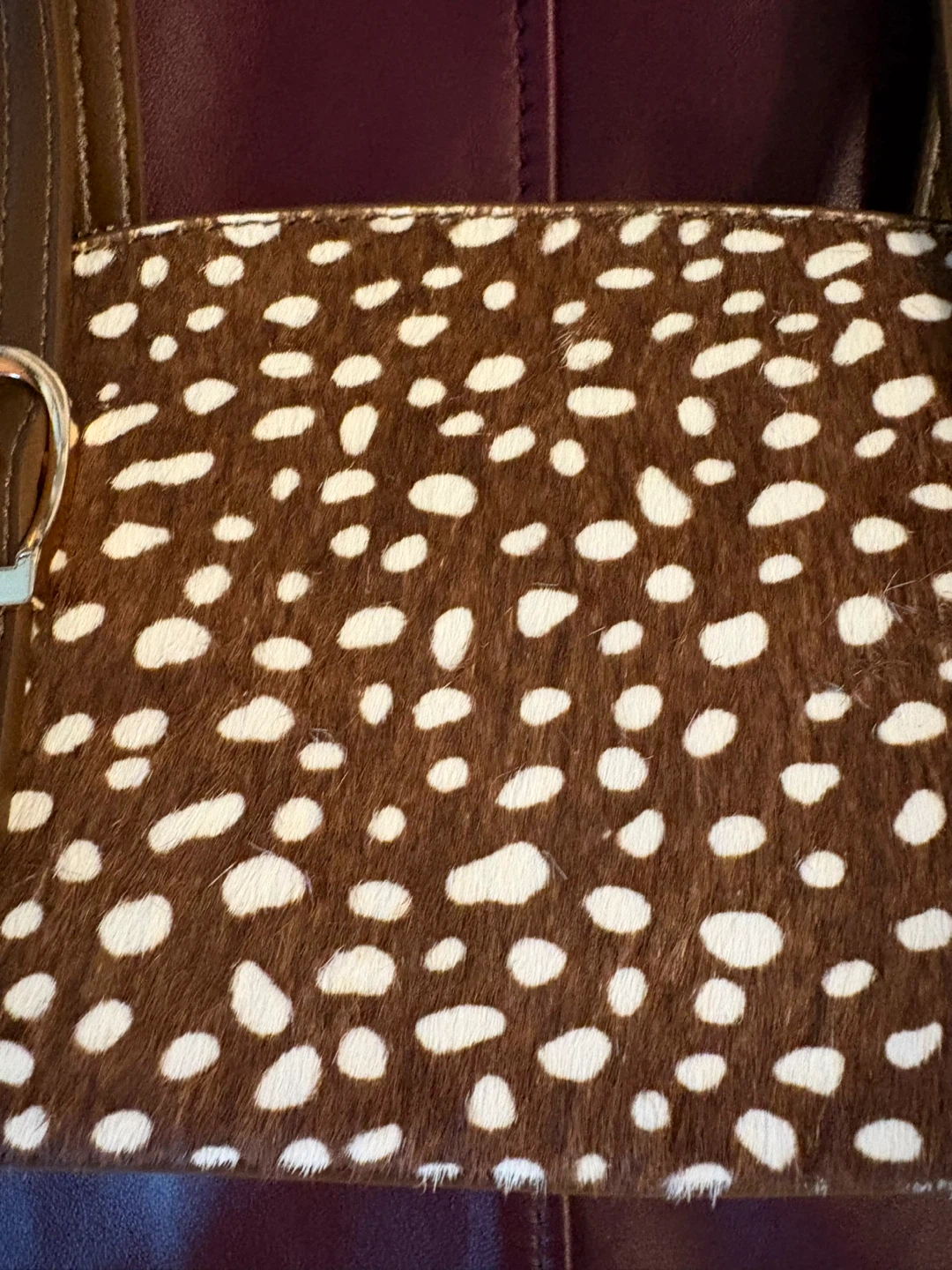 BAG OF THE SEASON! New Bambi calf fur handbag Madison West RZ - photo 2