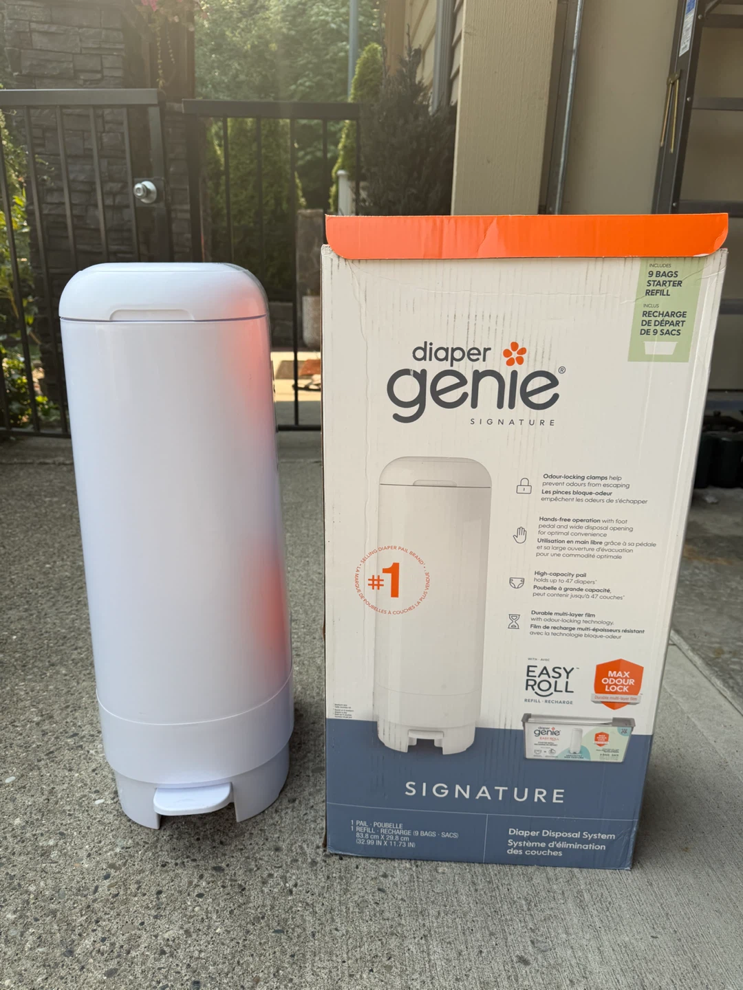 Diaper Genie Signature Diaper Disposal Pail