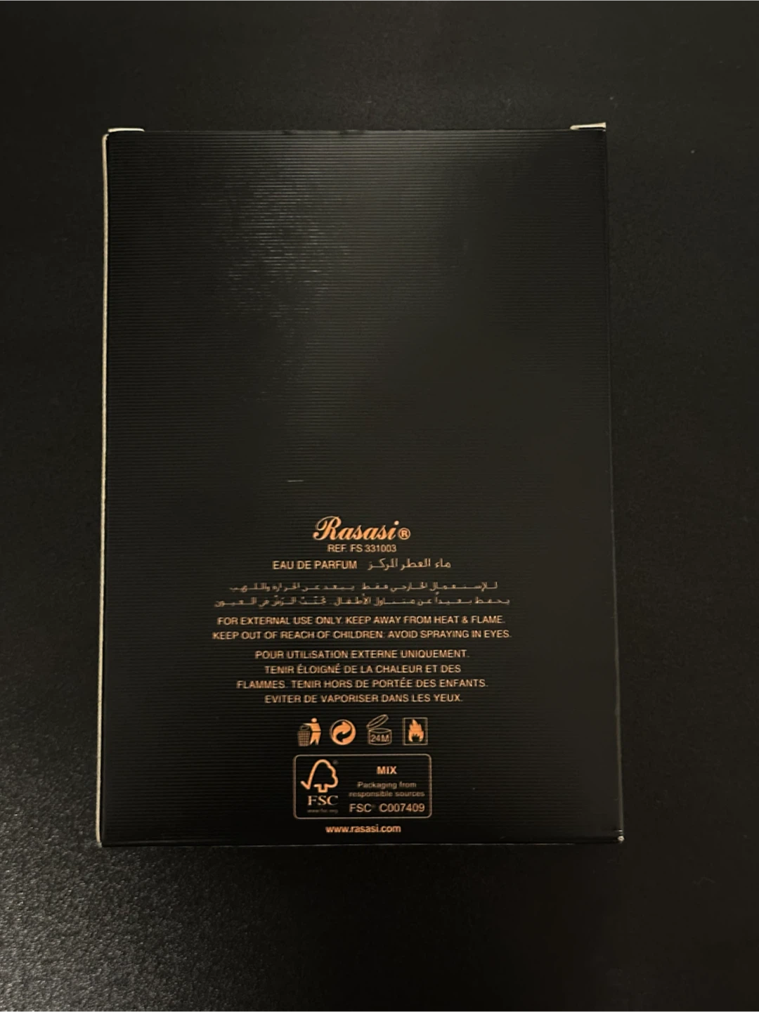 Rasasi Hawas Black EDP 100ml for Men - photo 2