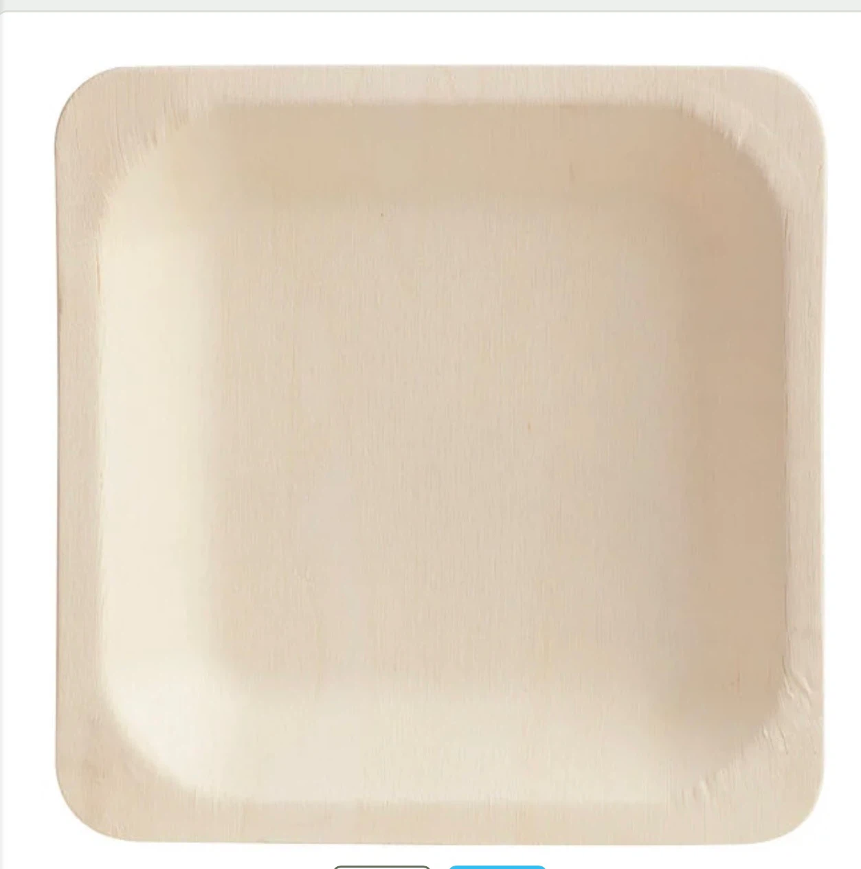 Set of 100 Wood Square Platet(2box, each 20$) - photo 2