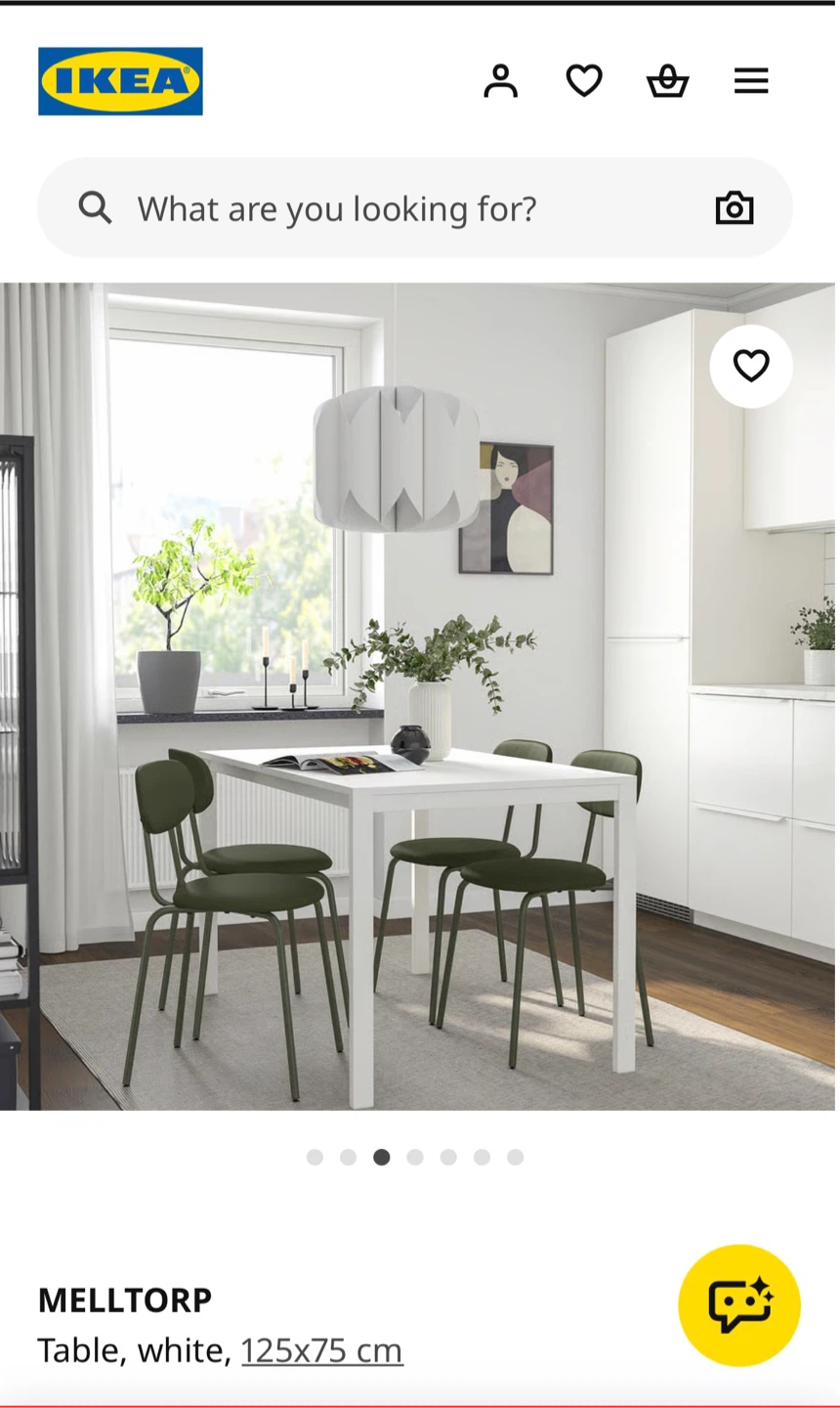IKEA MELLTORP White Table - photo 4