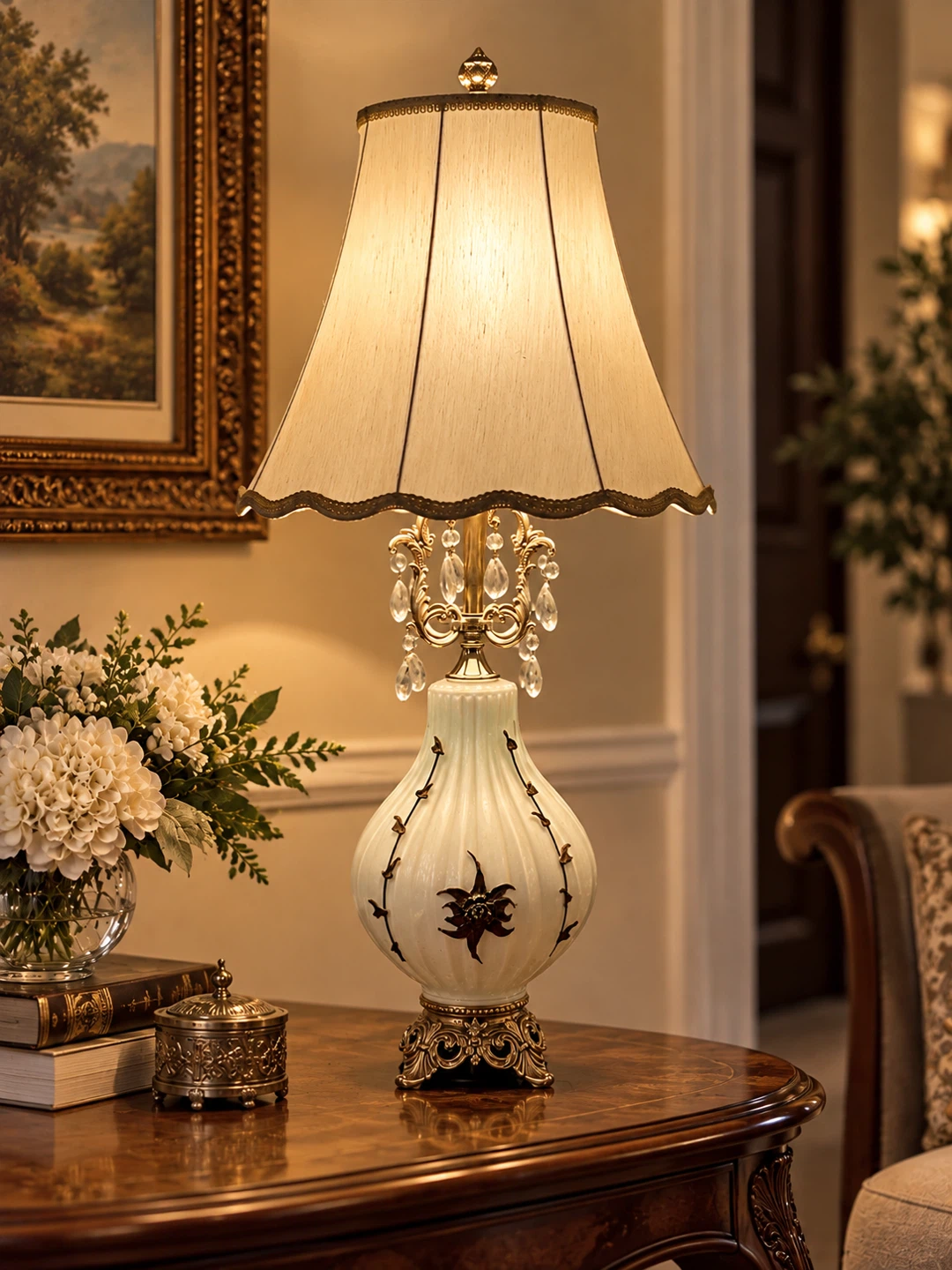 Price for each. Pair of Vintage-Style Table Lamps. - photo 2