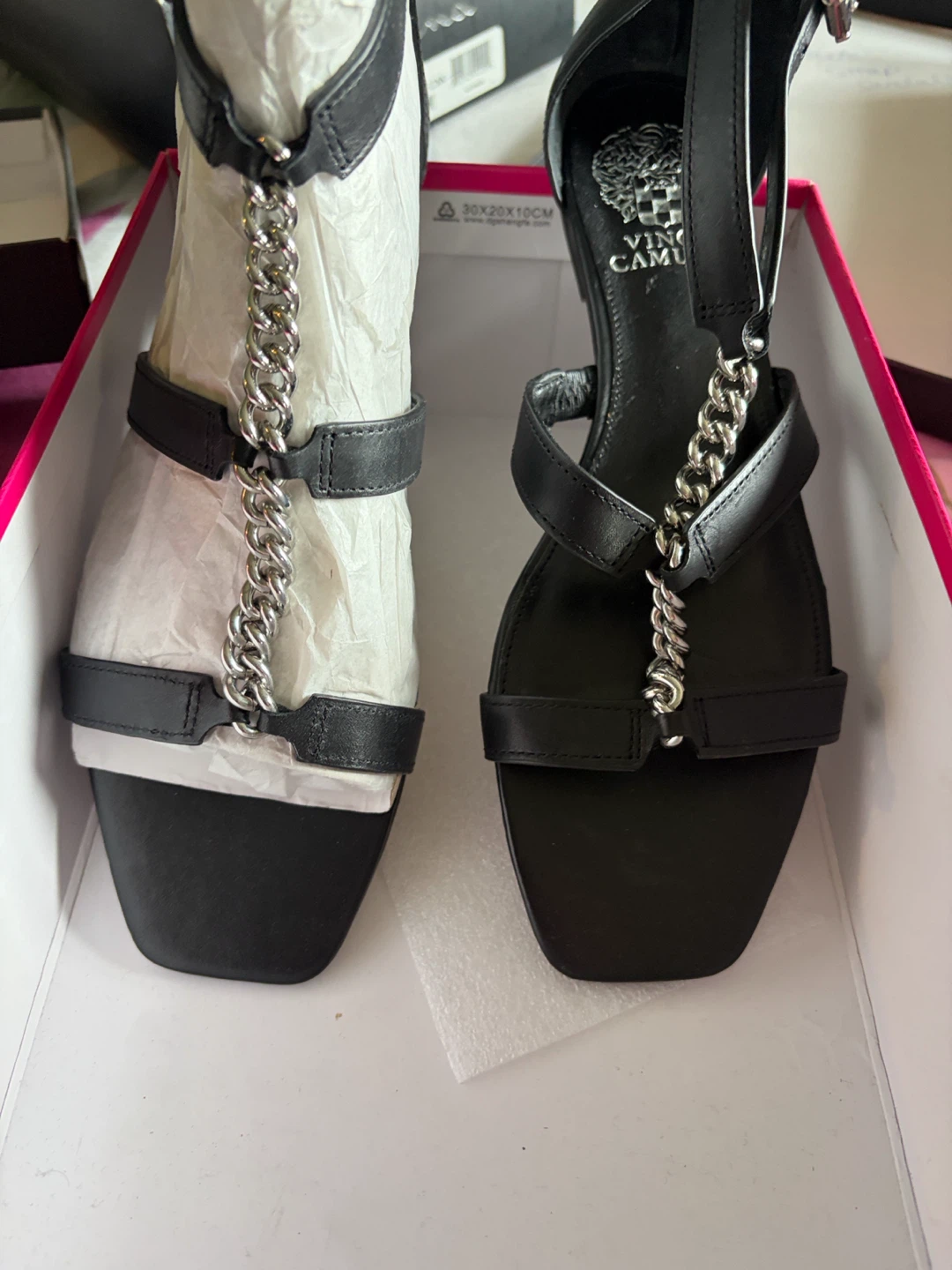 Vince Camuto Black Sandals Size 8.5 - photo 3