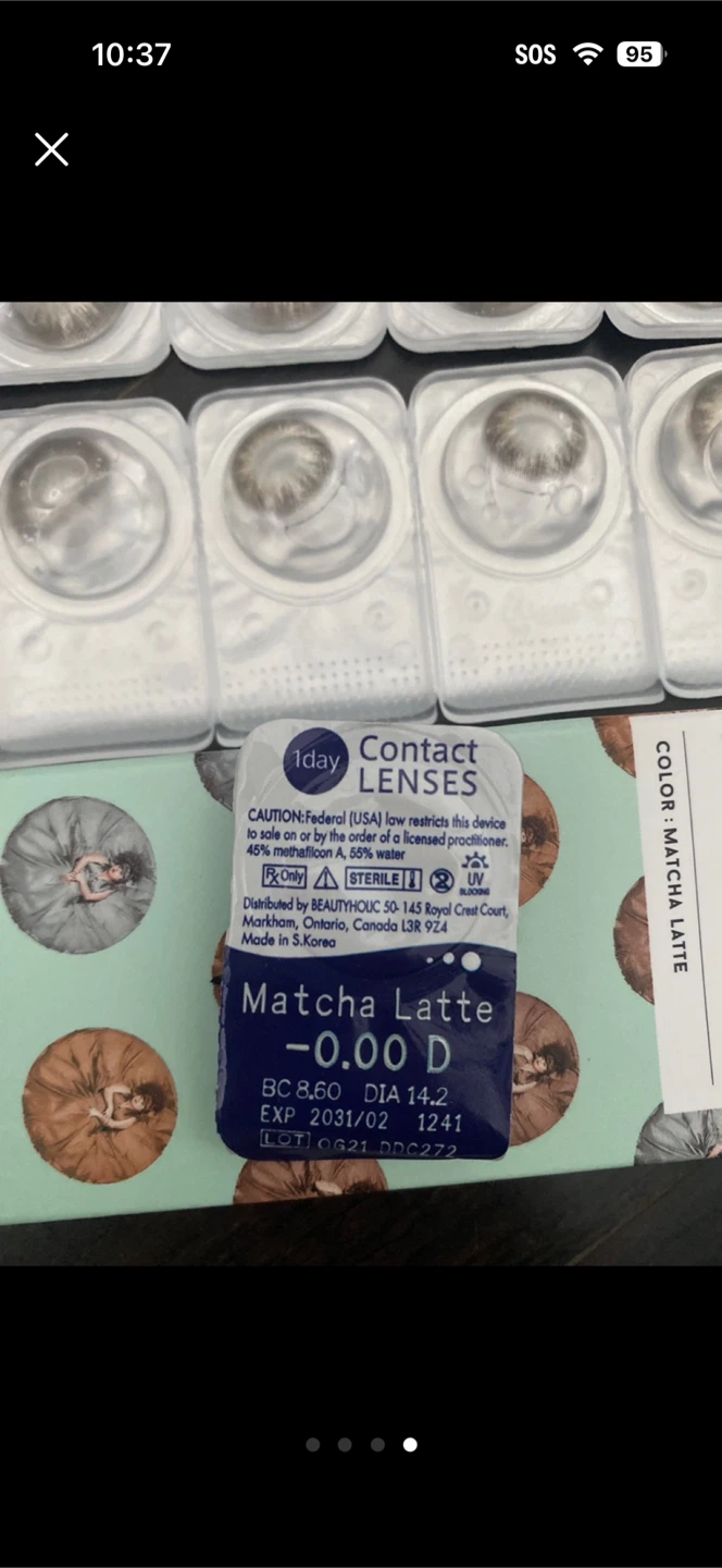 N's Collection Matcha Latte Contact Lenses - 0.00D - photo 4