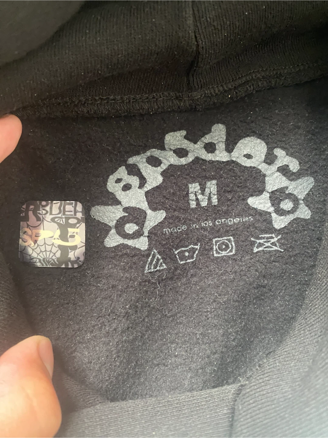 Sp5der Black Hoodie - photo 2