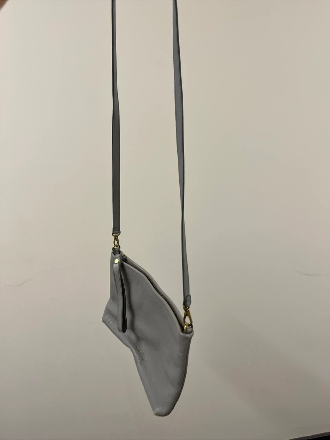 Fossil Grey Leather Crossbody Bag - photo 3