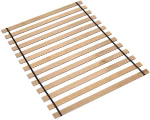 Signature Frames and Rails Brown Queen Roll Slat