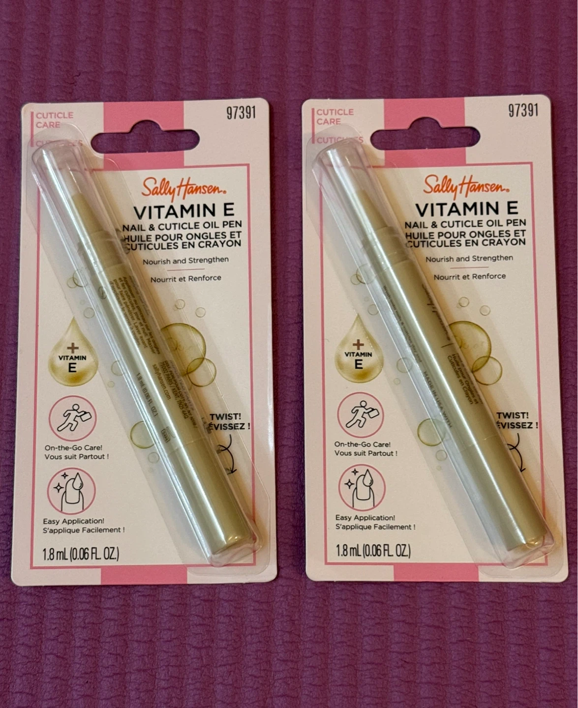 NEW✨2 Sally Hansen Vitamin E Nail & Cuticle Pens