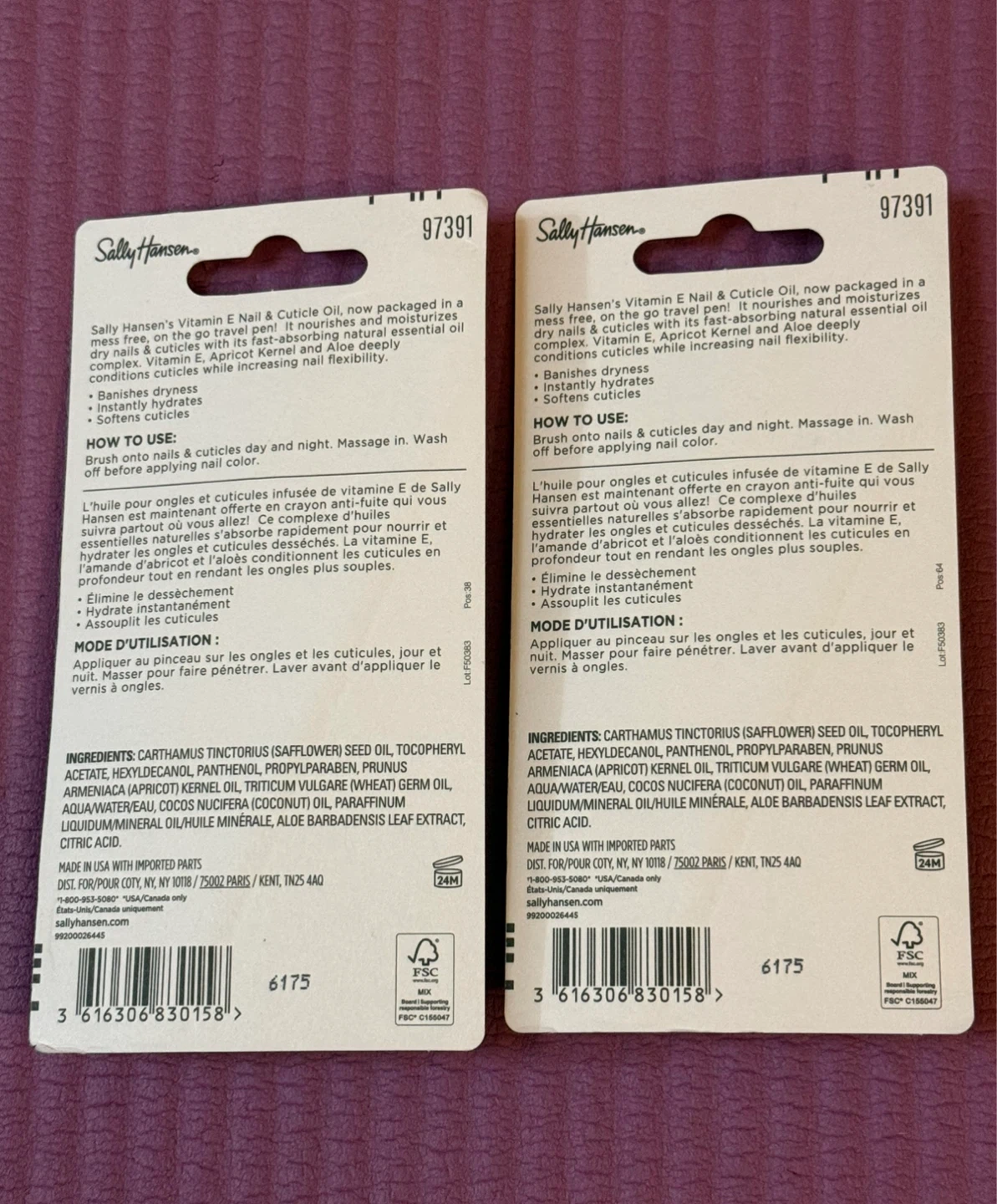 NEW✨2 Sally Hansen Vitamin E Nail & Cuticle Pens - photo 2