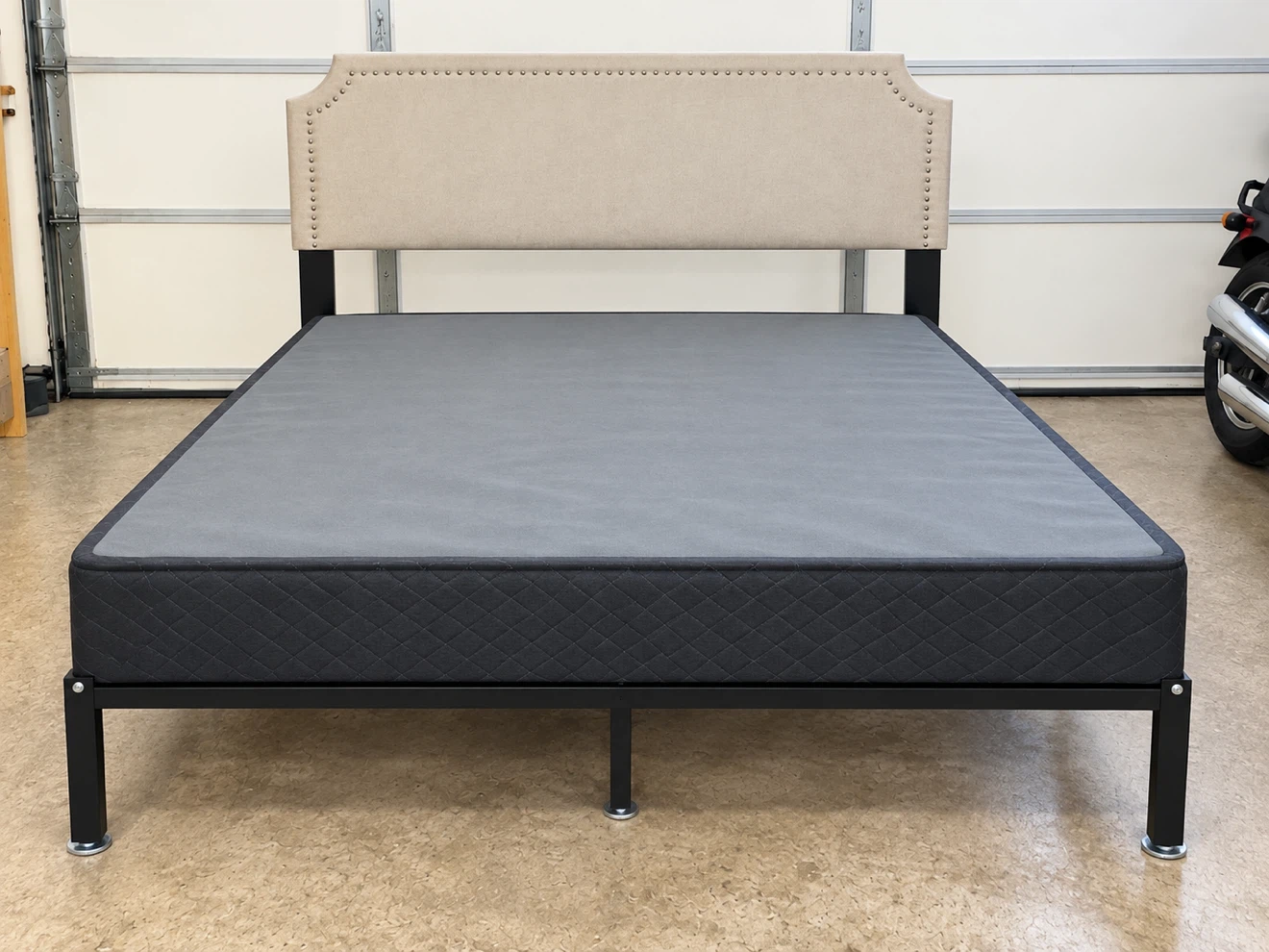Upholstered Headboard and Bed Frame - photo 2