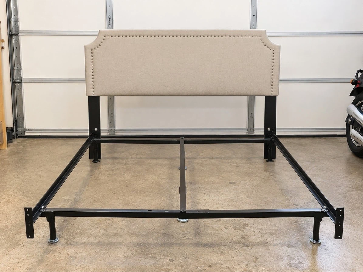 Upholstered Headboard and Bed Frame - photo 3