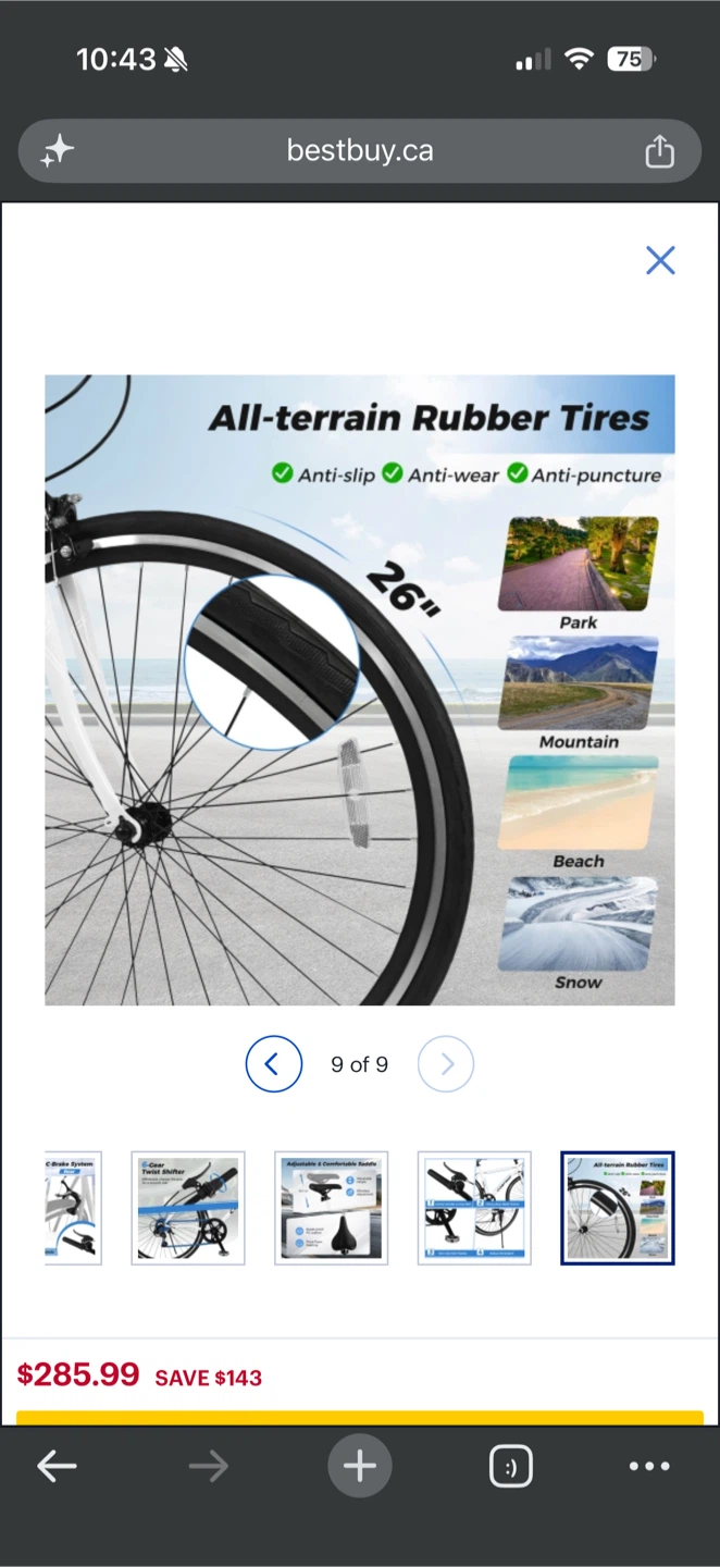 Costway 26 inch Mountain Bike (brand new in box) - photo 3