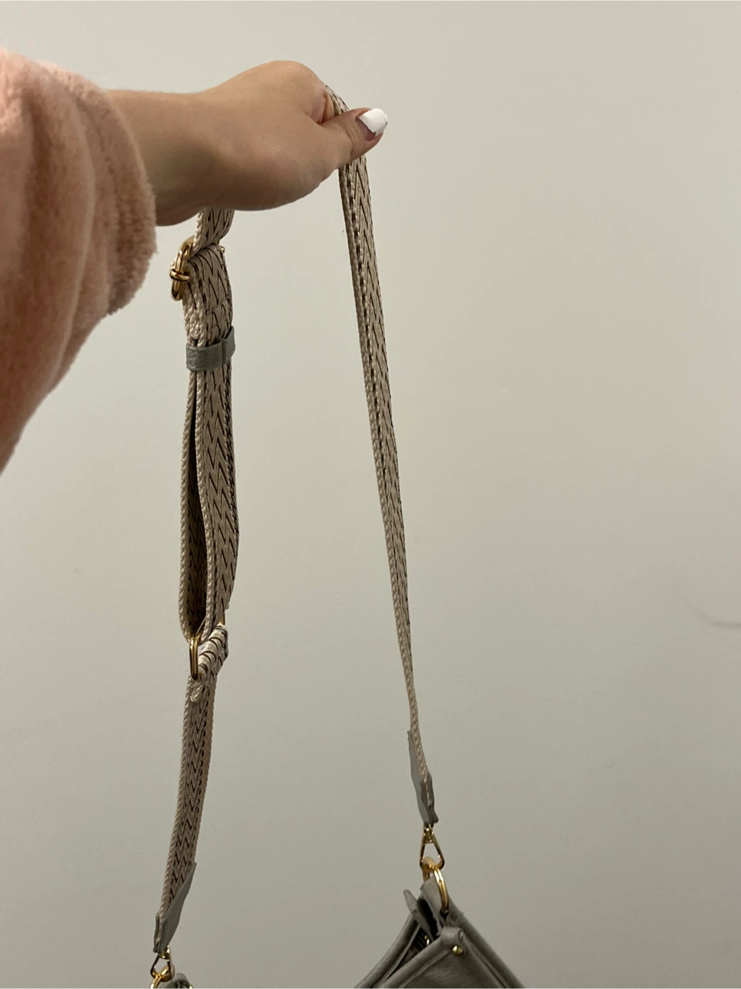 Grey Leather Crossbody Bag - photo 2