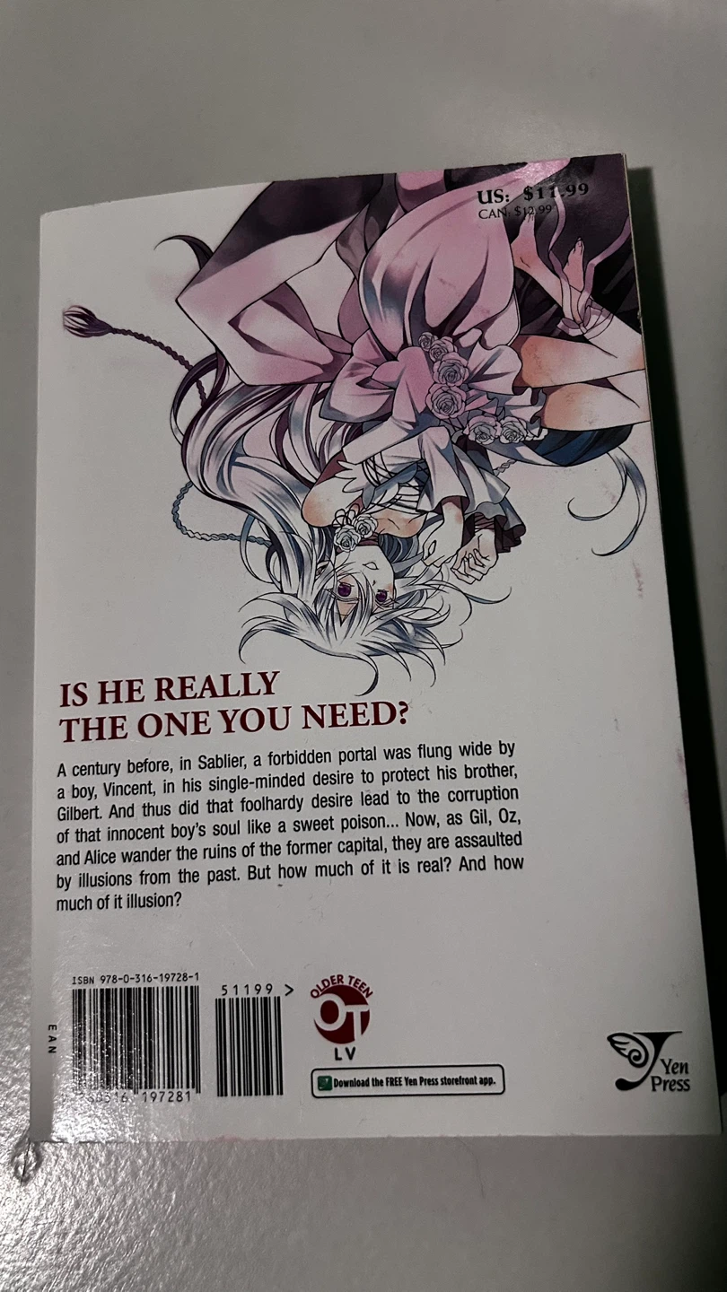 Pandora Hearts Manga Volumes 1-10 (Need cash Asap) - photo 2