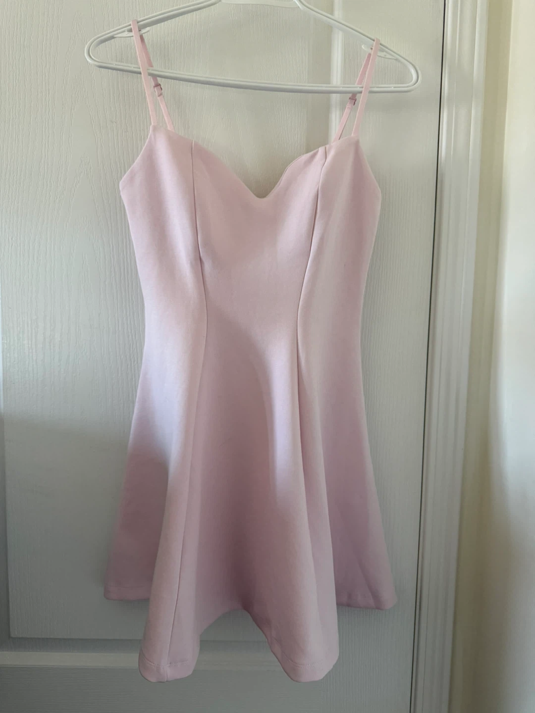 Zara Pink Sweetheart Neckline Mini Dress - photo 3