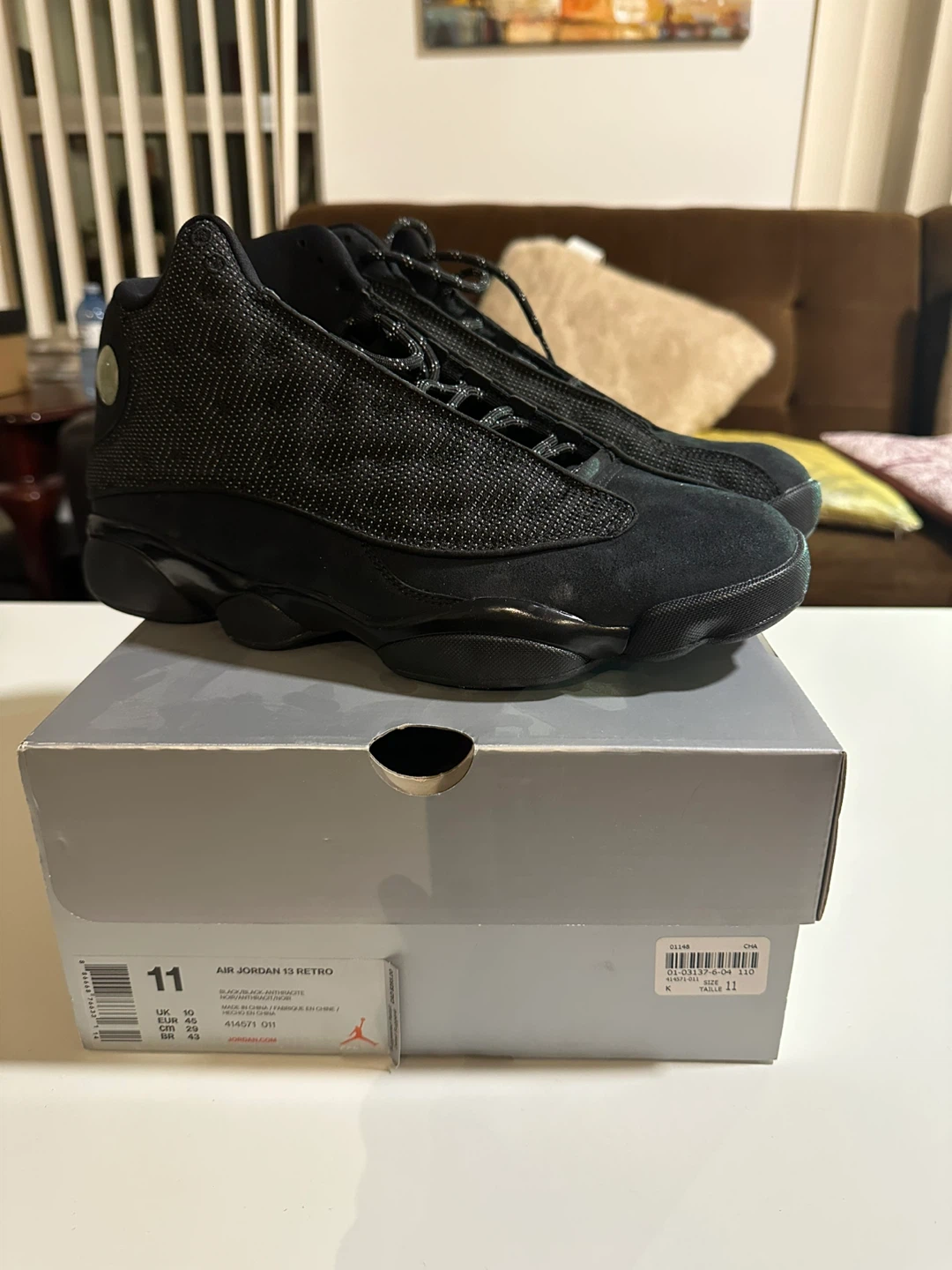 Air Jordan 13 Retro Black cats Size 11 - photo 3