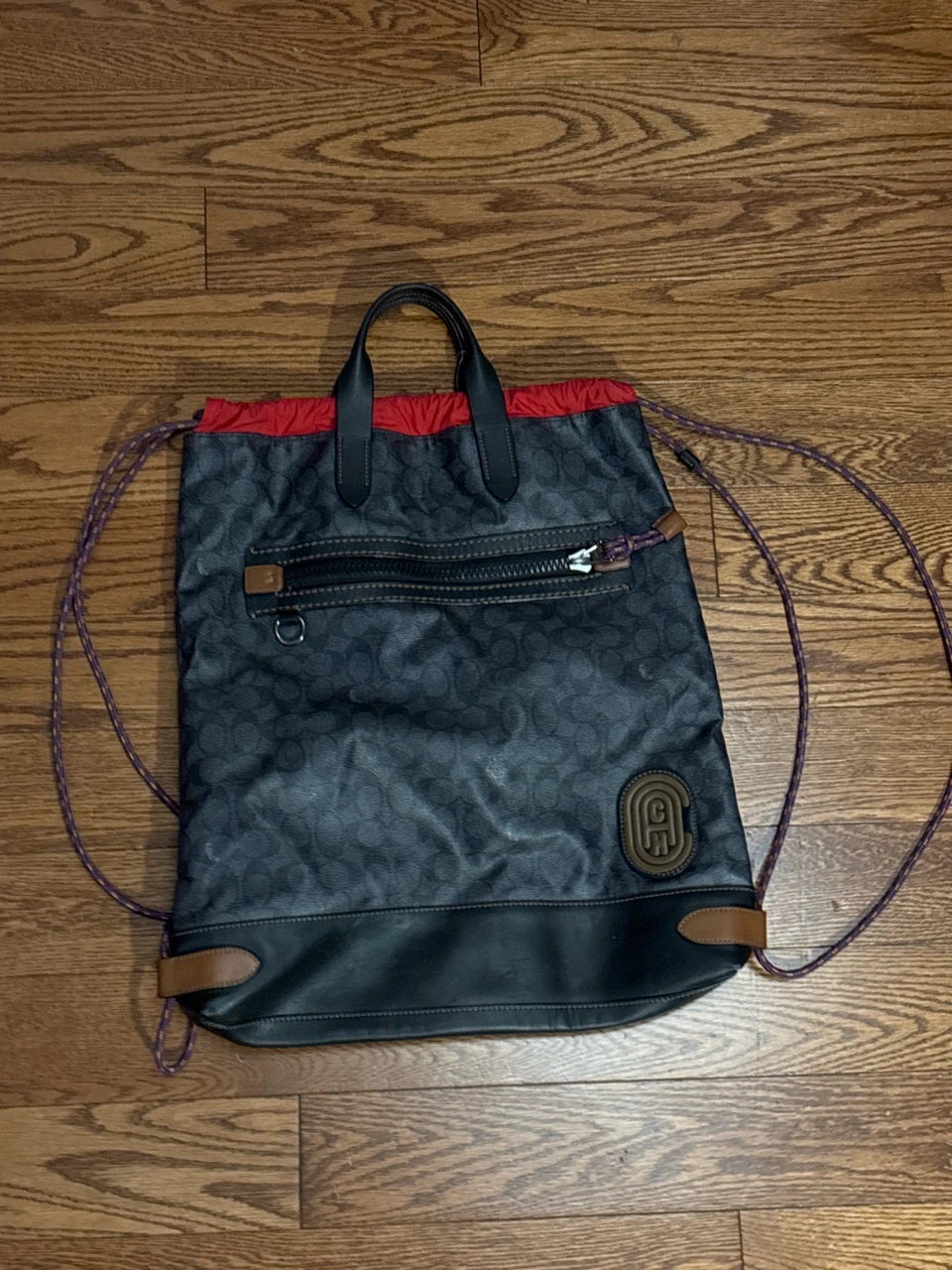 Coach Drawstring Backpack