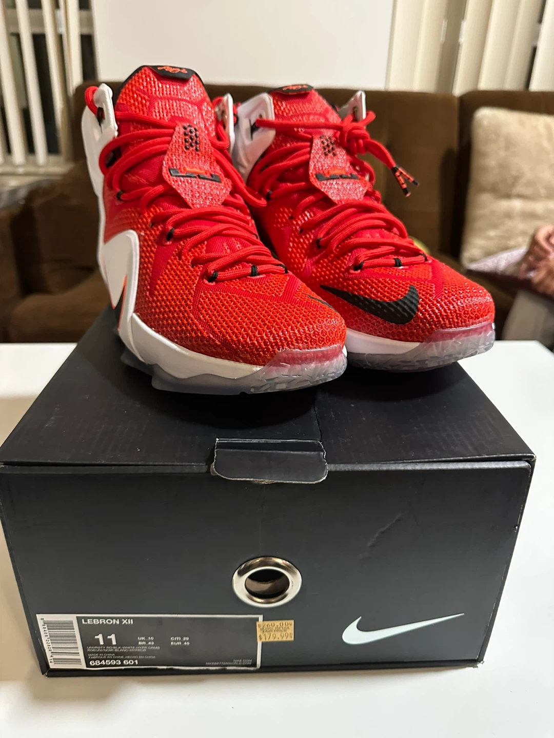 Nike LeBron 12  Basketball Shoes Size 11