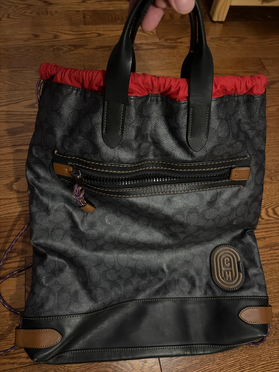 Coach Drawstring Backpack - photo 2