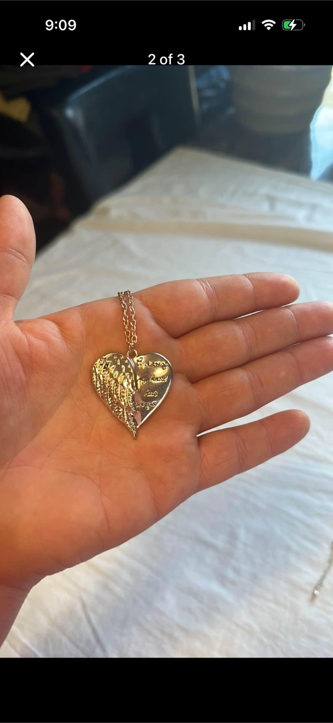 A Piece Of My Heart Has Wings Necklace - photo 2