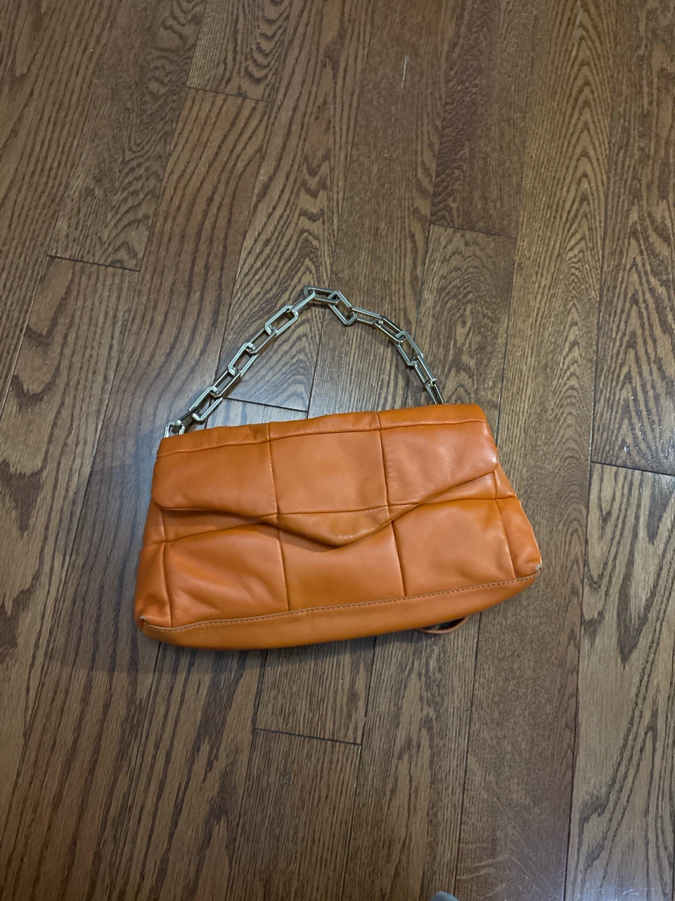 Vince Camuto orange leather shoulder bag - photo 3