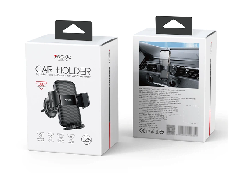 Yesido C25I Air Vent Car Phone Holder Mount - photo 3