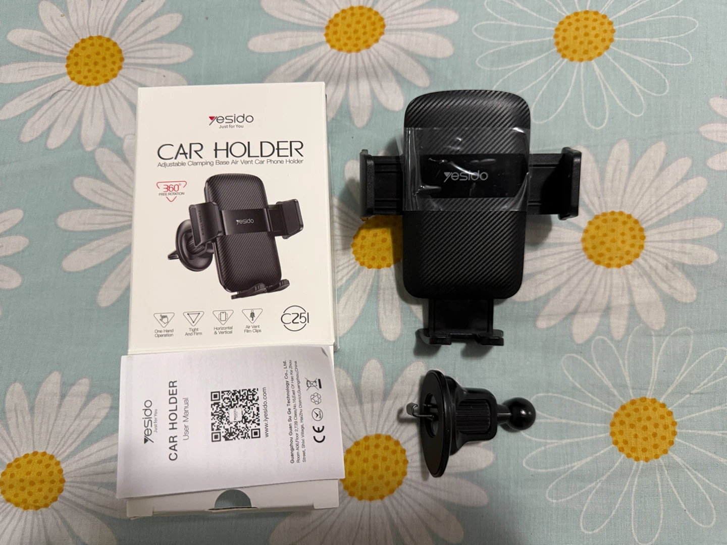 Yesido C25I Air Vent Car Phone Holder Mount