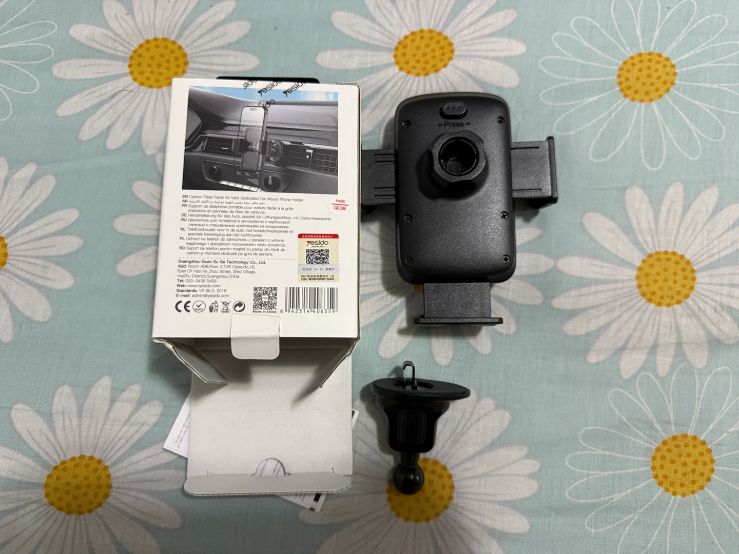 Yesido C25I Air Vent Car Phone Holder Mount - photo 2