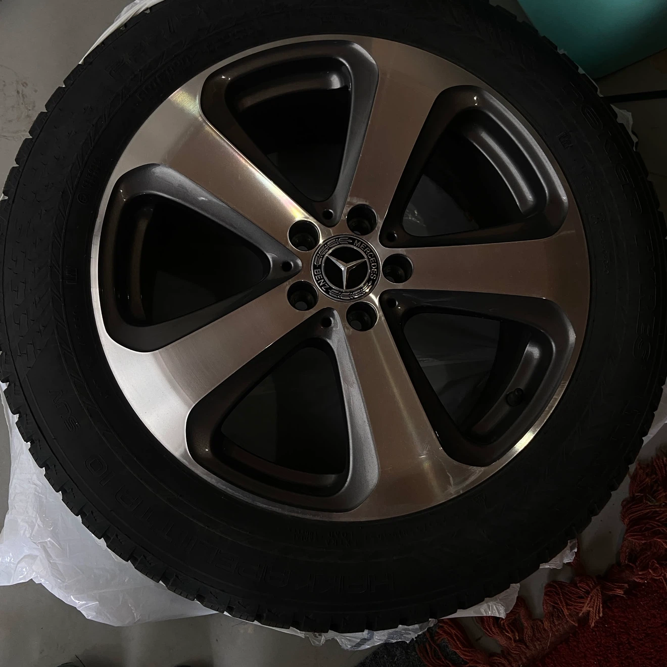 Mercedes Benz 19in original equipment tires with rims