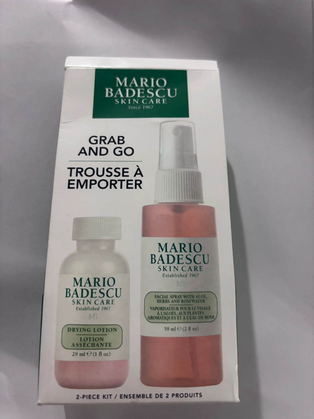 Mario Badescu Grab and Go 2-Piece Kit