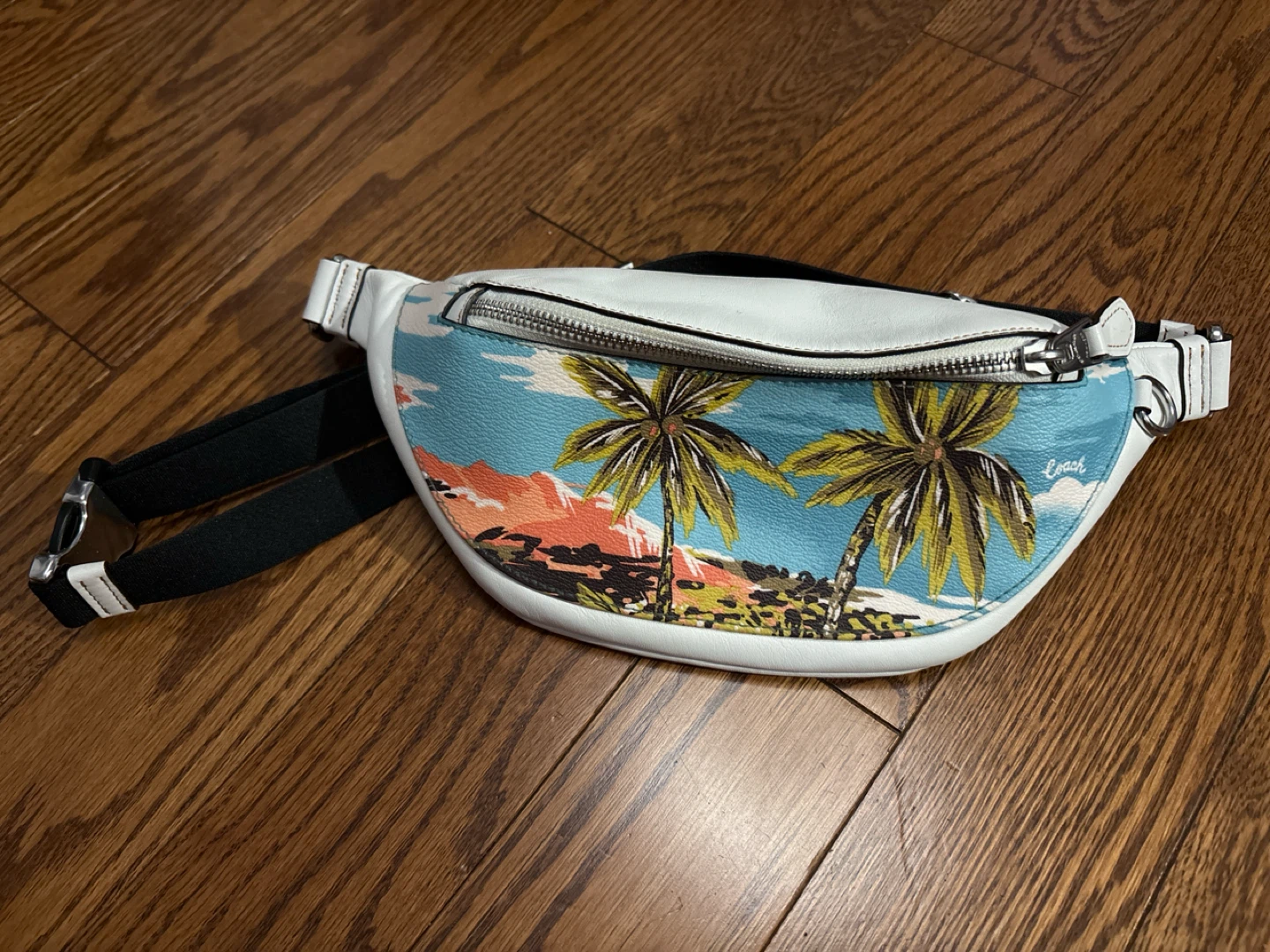 Coach Belt Bag with Palm Tree Print