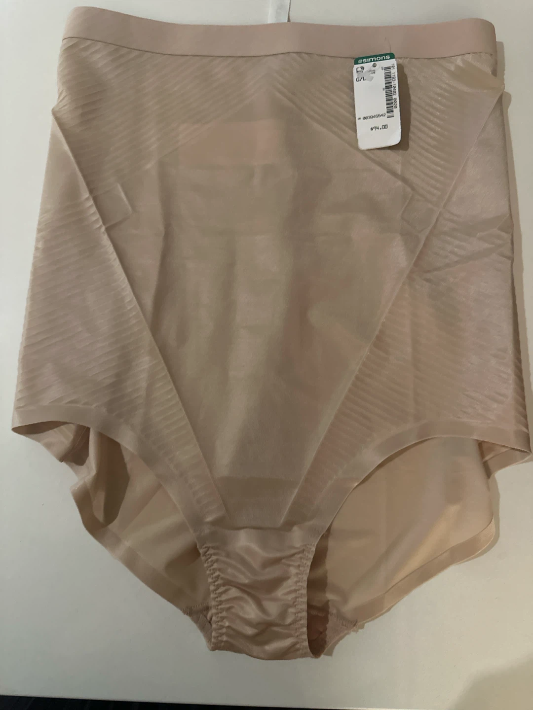 Spanx High-Waisted Shapewear Panties - Black and Beige - photo 2