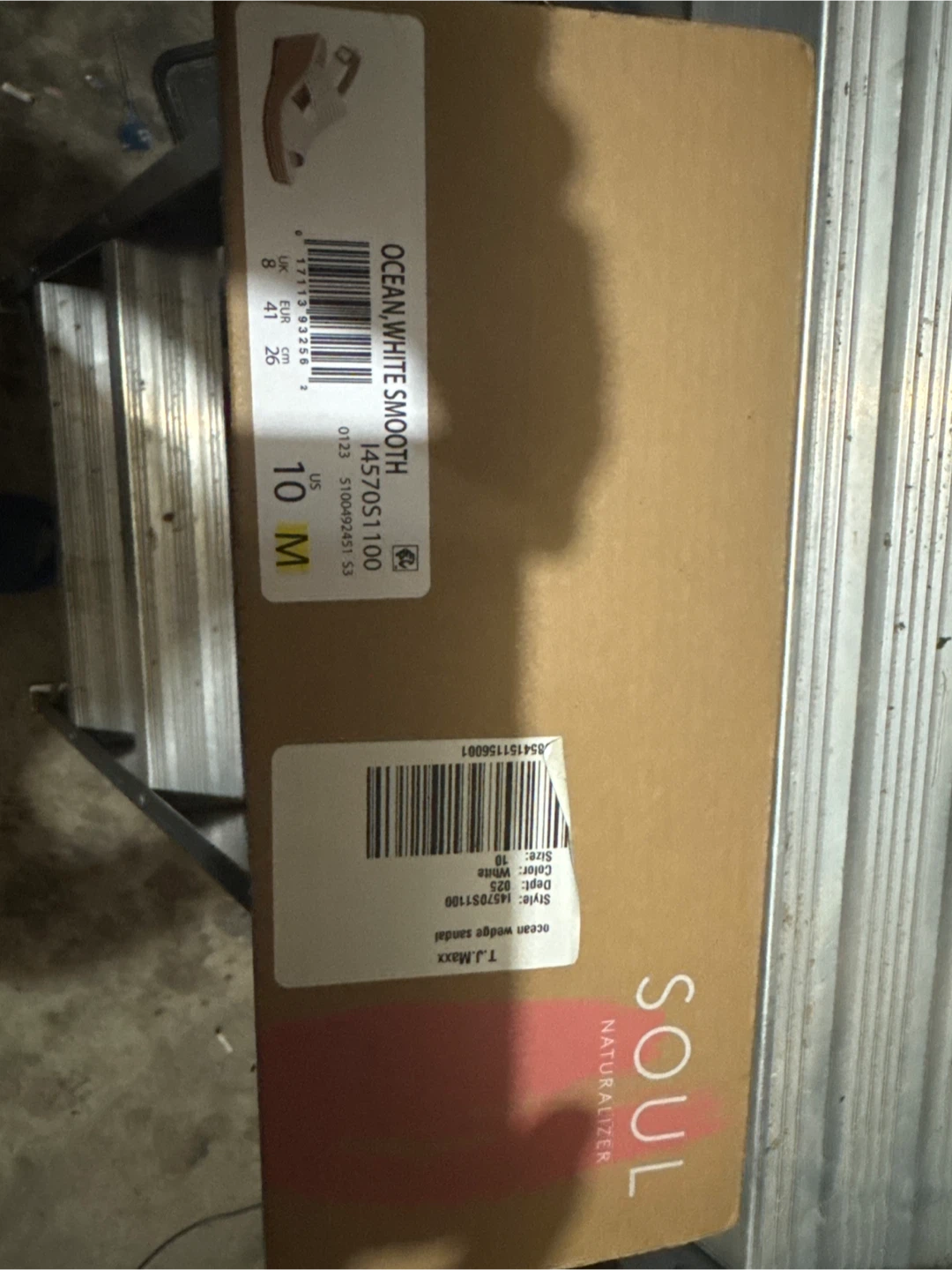 Soul Naturalizer Ocean Wedge Sandal White Size 10