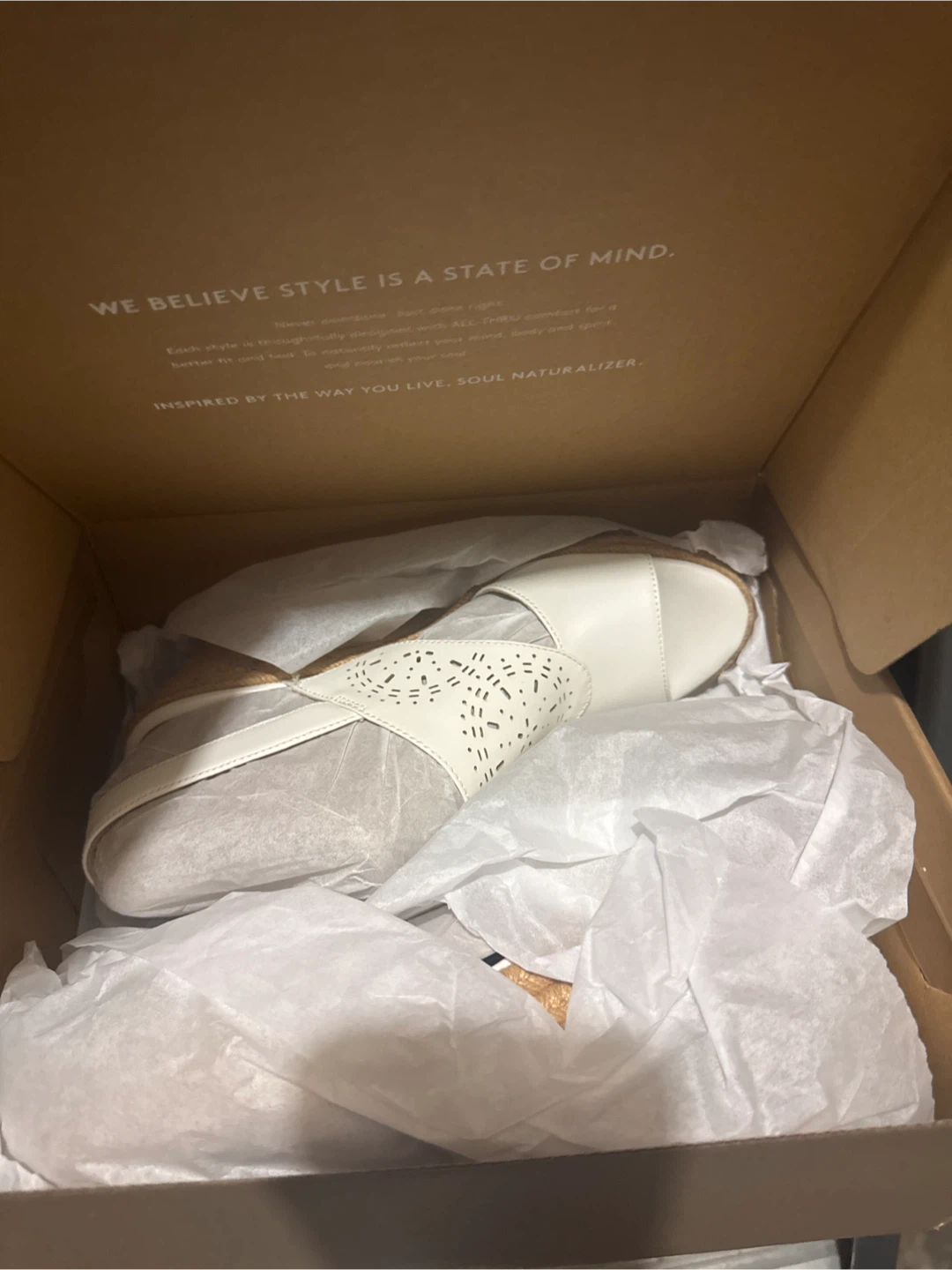 Soul Naturalizer Ocean Wedge Sandal White Size 10 - photo 2