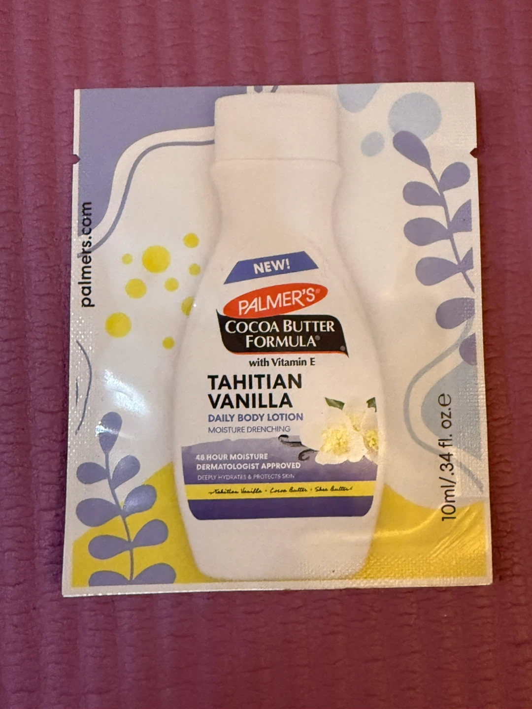 NEW✨8 Palmer's Tahitian Vanilla Body Lotion Samples - photo 2
