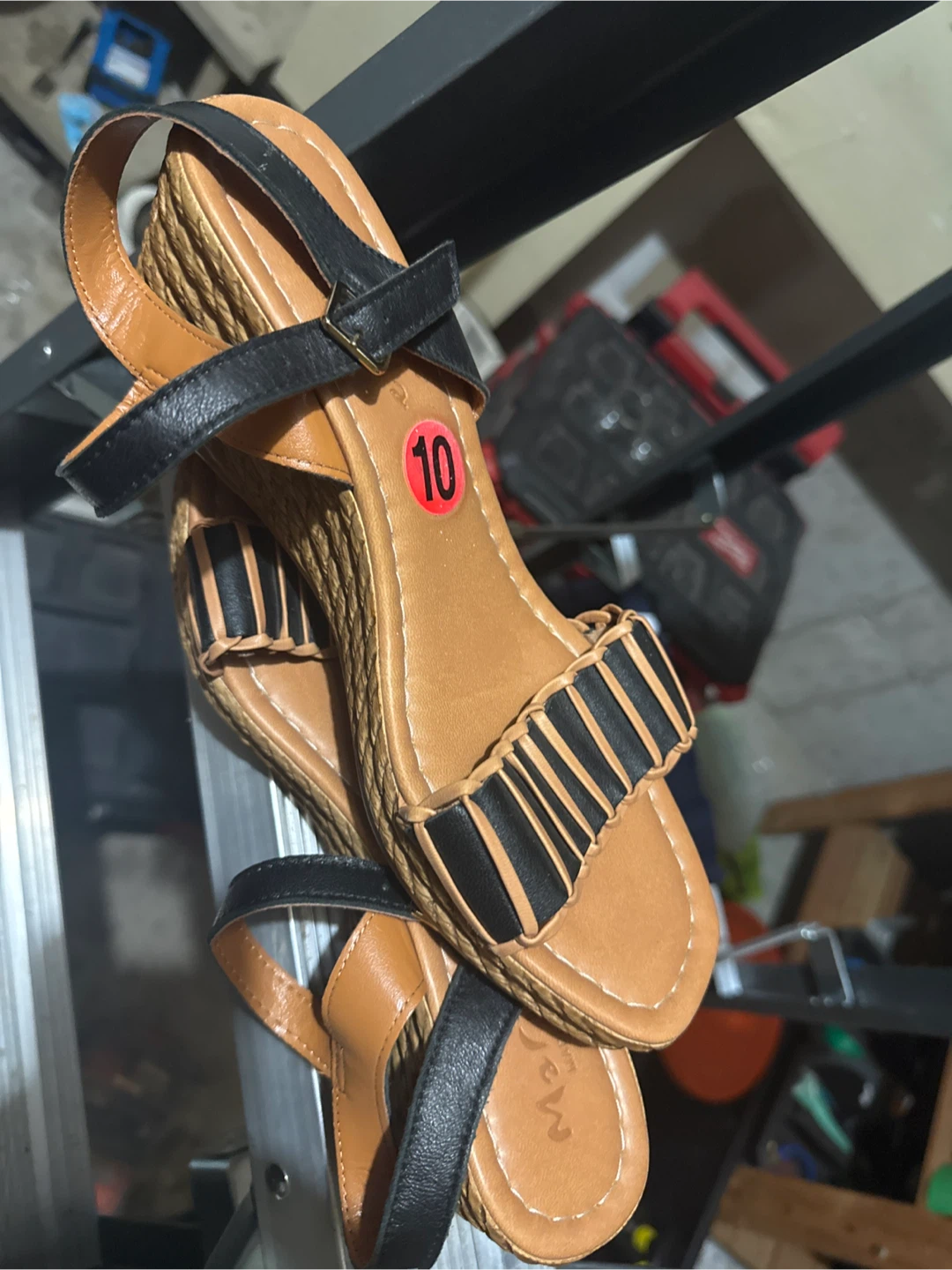 Mariella Italian Wedge Sandals Size 10 - photo 2