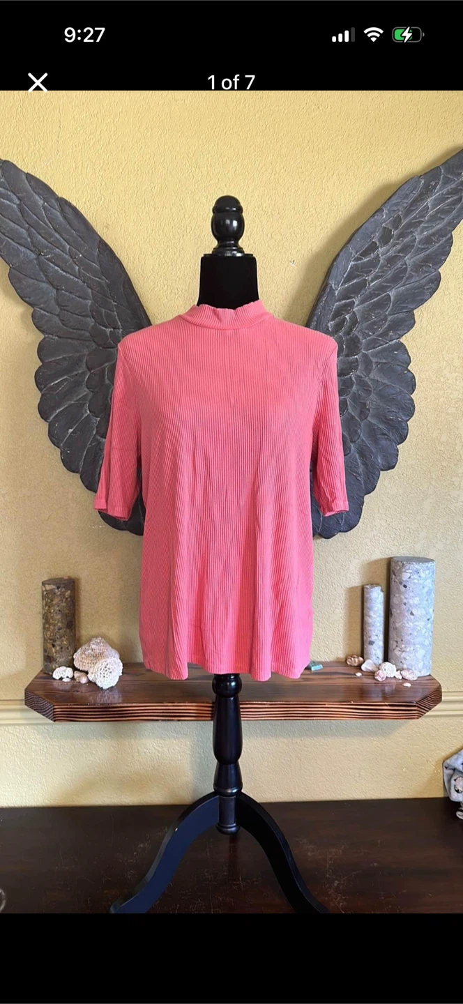 Reitmans Mock Neck Tee Shirt