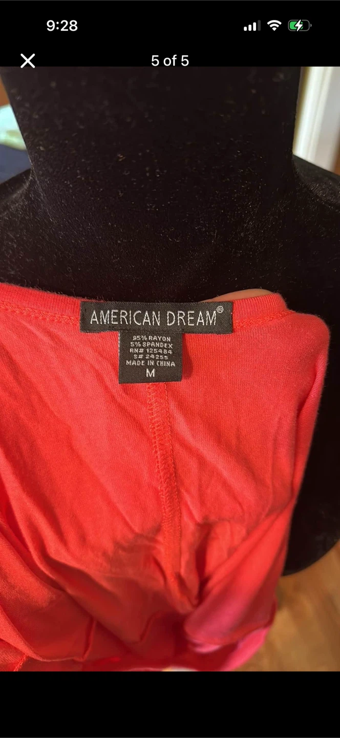American Dream Open Back Tee Shirt - photo 5