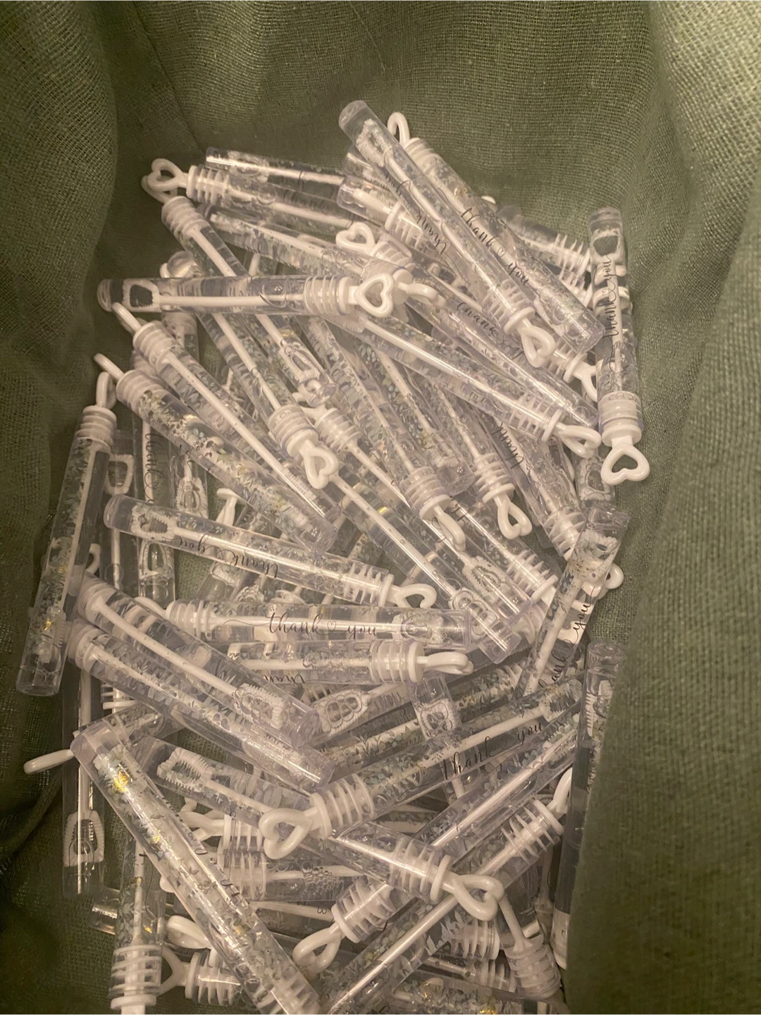 Thank You Wedding Bubble Wands - photo 2