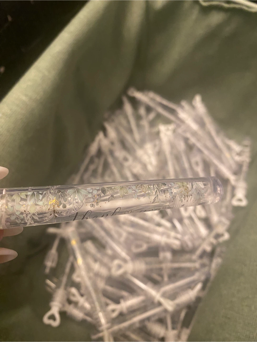 Thank You Wedding Bubble Wands - photo 3