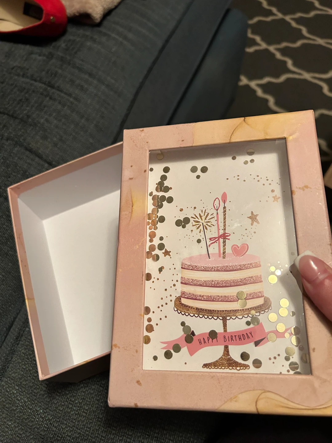 Happy Birthday decorative box #freecycle