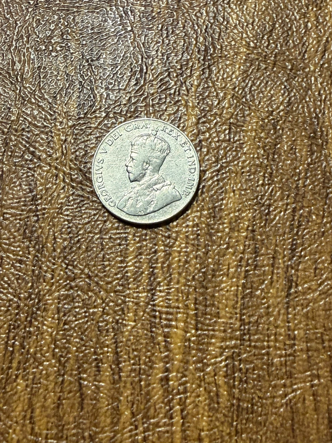 1928 Canadian Five Cents Coin - photo 2