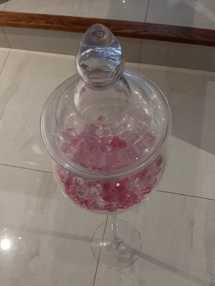 Tall Glass Decorative Jar - photo 4