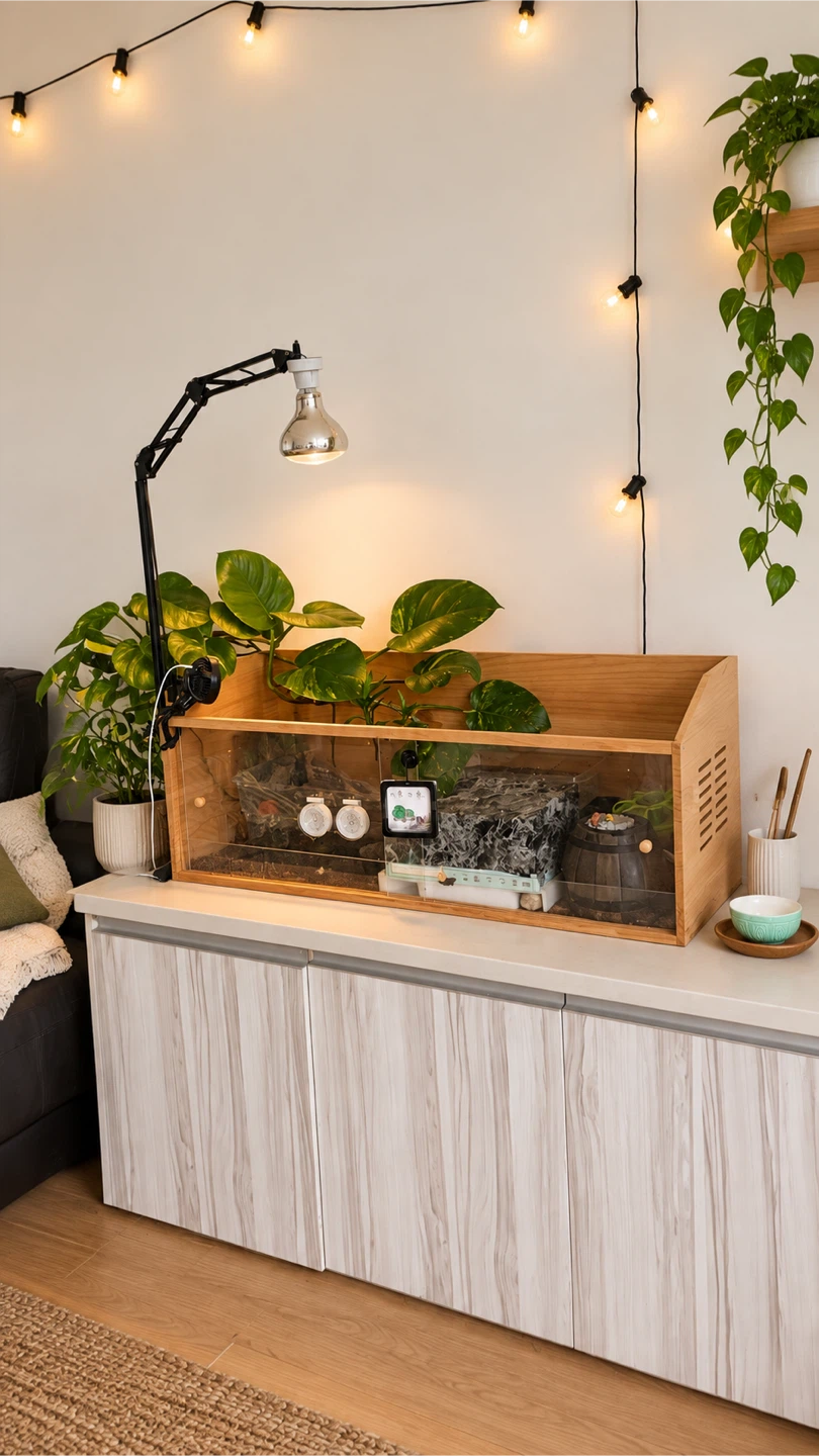 Wooden Terrarium Reptile Enclosure