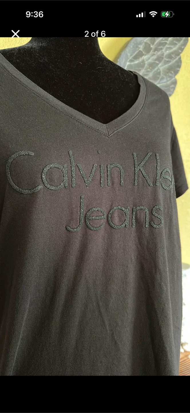 Calvin Klein V-neck Tee Shirt - photo 2